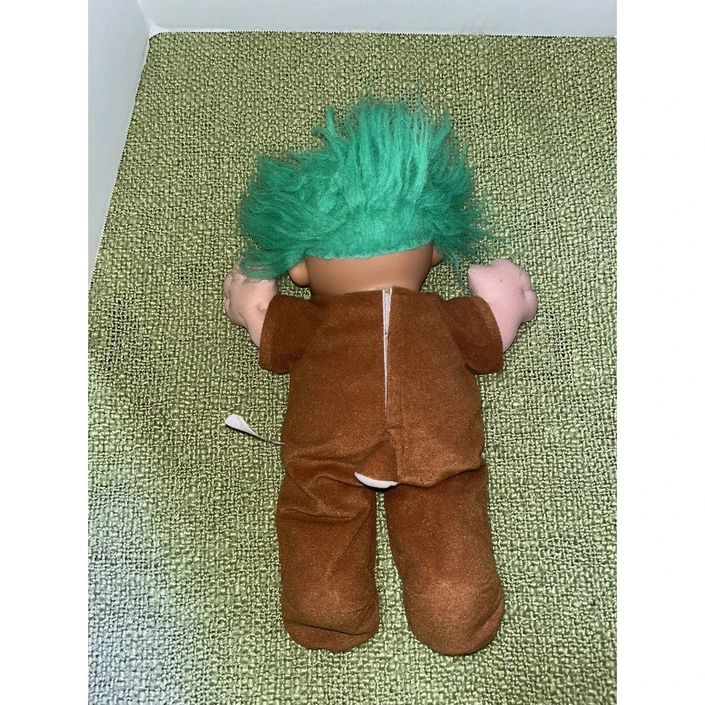 90s Russ Berrie‎ Troll Doll As Rudolph Reindeer 13